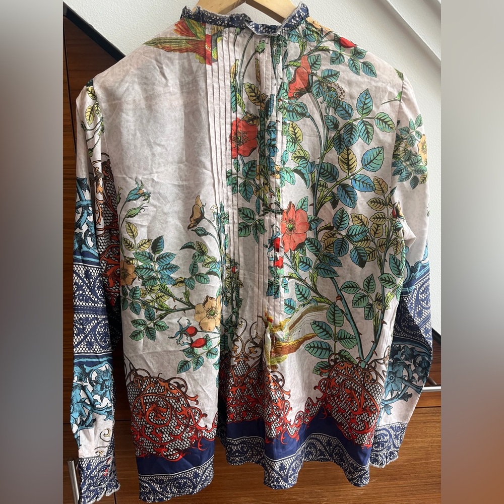 JOHNNY WAS silk blouse - Picture 5 of 7